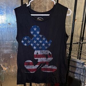 Disney women’s Black Mickey Mouse Tank Top